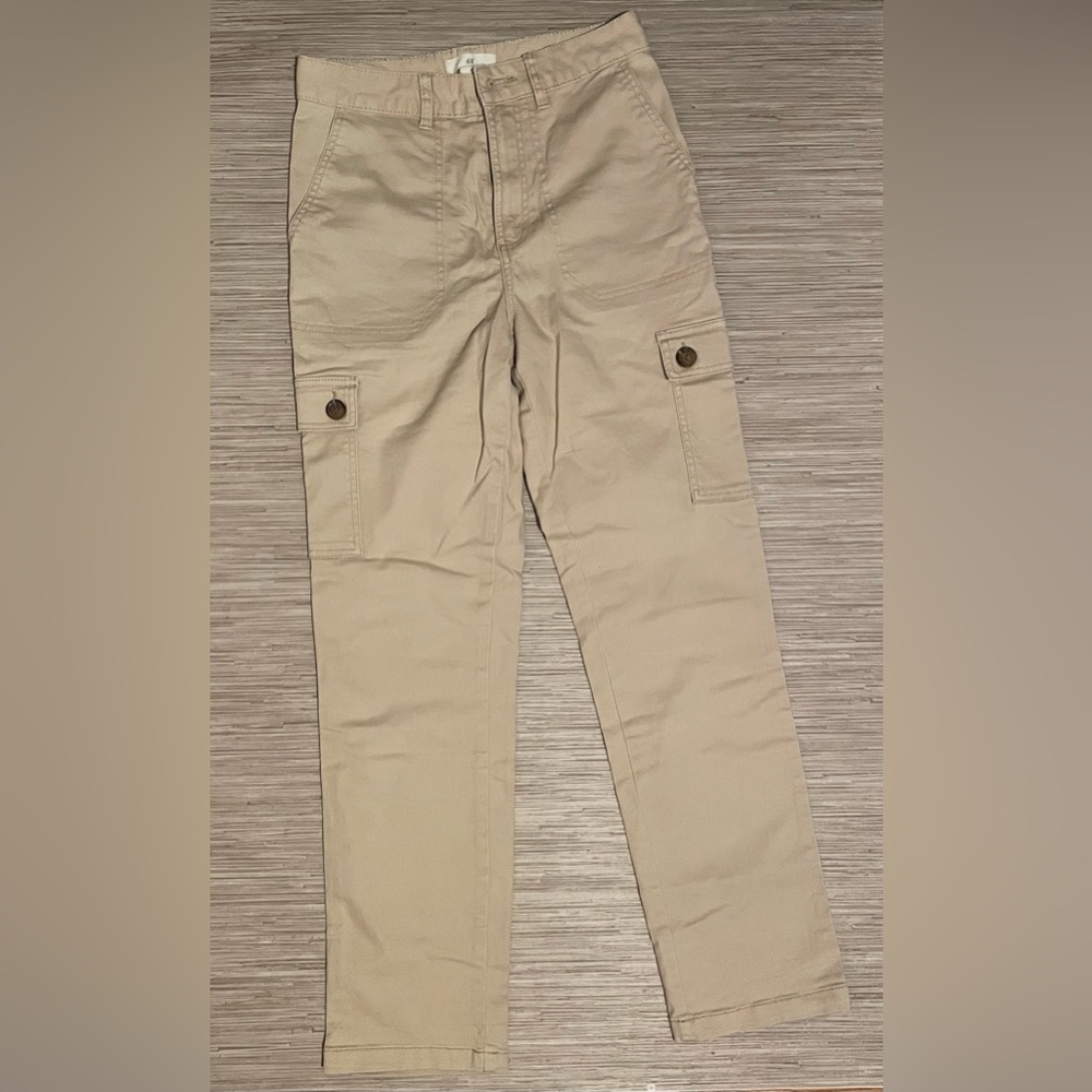 H&M Beige Cargo Pants